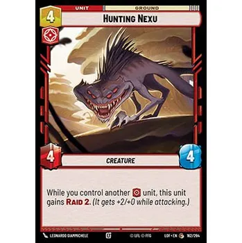 Sběratelská karetní hra Hunting Nexu 162/264 - Legends of the Force Typ karty: Foil