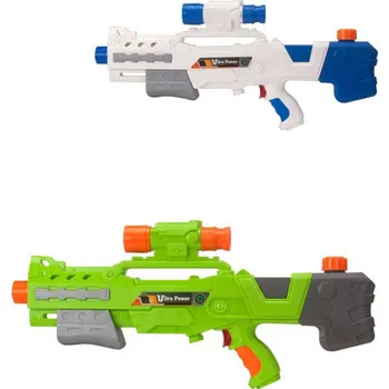 Pistole vodní 50cm se zásobníkem na vodu ultra power 2 barvy plast | 829422