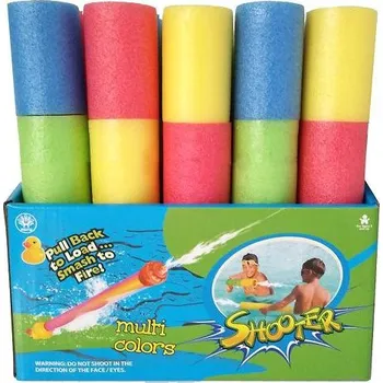 Dělo vodní soft 26cm pěnová trubice lehká dvoubarevná na vodu 4 barvy