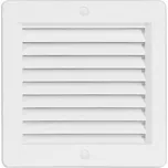 Větrací mřížka Haco VM 150x150 B s rámečkem a síťovinou - bílá