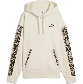 Dámská mikina Dámská mikina Puma ESSENTIALS GRAPHIC ANIMAL COMFORT HOODIE S Béžová, Mix, Černá