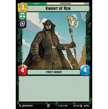 Karetní hra Knight of Ren 084/264 - Legends of the Force Typ karty: Foil