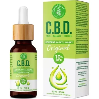 CBD Zelená Země Konopné kapky Original BCP 10 % 30 ml