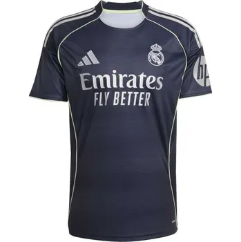 Pánský fotbalový dres adidas REAL MADRID AWAY JERSEY L Tmavě modrá, Stříbrná