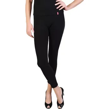 Dámské legíny Dlouhé bezešvé legíny Long - Sesto Senso černá XXL