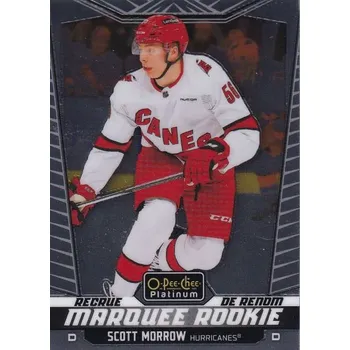 Sběratelská karetní hra insert RC karta SCOTT MORROW 24-25 OPC Platinum Marquee Rookie číslo 222