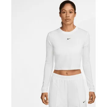 Nike Nike Sportswear Chill Knit tričko s dlouhým rukávem - 0 - bílá - S