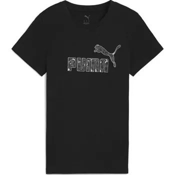 Dámské tričko Dámské tričko Puma ESSENTIALS ANIMAL GRAPHIC TEE S Černá, Mix