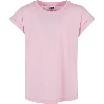 Dívčí tílko Urban Classics Dívčí oversize tričko se spadlými rameny Barva: Růžová, Velikost: 122/128