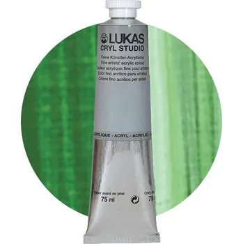 Vodová barva Lukas Cryl Studio Akrylová barva Sap Green 75 ml 1 ks