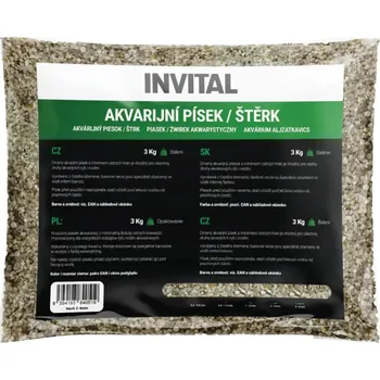 Akvarijní křemičitý písek 1-3 mm 3 kg