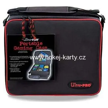 Obal pro sběratelský předmět Kufřík na hrací karty s 6-ti otvory černý/červený