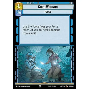 Karetní hra Cure Wounds 075/264 - Legends of the Force Typ karty: Foil