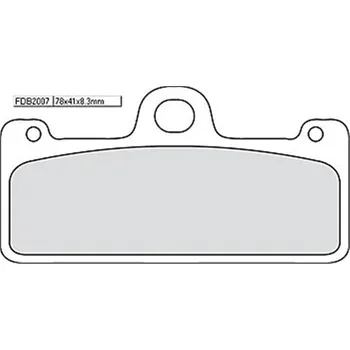 Brzdová destička Brzdové destičky FERODO FDB 2007P 78x41x8,7mm