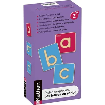 Dřevěná hračka Nathan Grafomotorická Malá Písmena
