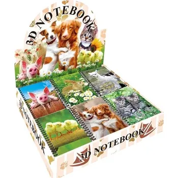 Blok Blok Donau 9,3 x 13,5 cm, čistý, 50 listů, animals