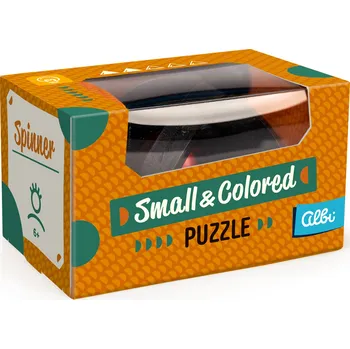 Hlavolam ALBI Malý barevný dřevěný hlavolam - Krychle zručnosti