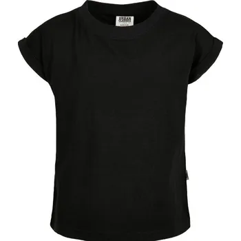 Dívčí tílko Urban Classics Dívčí oversize tričko se spadlými rameny Barva: Černá, Velikost: 158/164