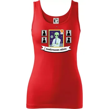 Dámské oblečení Zaměstnanec měsíce - Dámské tílko - S ( Červená )