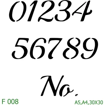 Šablona F 008 - 30 x 30 cm , Nelepící folie