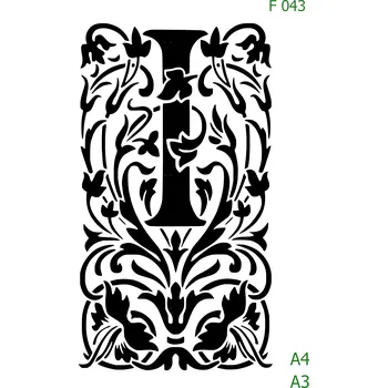 Šablona F 043 - A4 , Nelepící folie