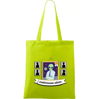 Zaměstnanec měsíce - Taška bavlněná - 42 x 38 cm ( Limetková )