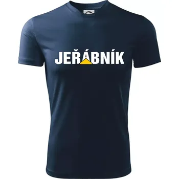 Jeřábník nápis - Dětské triko sportovní (dresovina) - 158 cm/12 let ( Námořní modrá (velmi tmavá - téměř černá) )