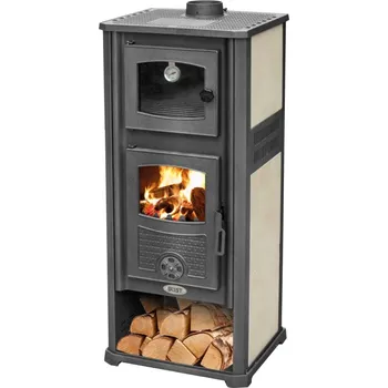 Krbová kamna BLIST Krbová kamna Roma G s troubou na pečení - 13 kW - Beige - 2.JAKOST