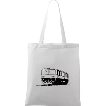 Vlak 152 - Taška bavlněná - 42 x 38 cm ( Bílá )