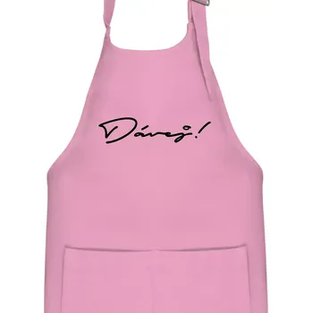 Kuchyňská zástěra Řekni to - Dávej - Dětská zástěra na vaření - Univerzální velikost ( Růžová )