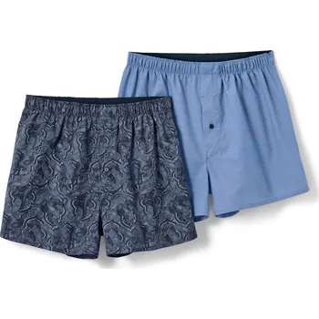 Boxerky 702182 - Tchibo - Tkané boxerky - pro muže - vel. XL/7 - barva: modrá/paisley