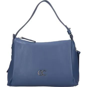 Kabelka Dámská kožená kabelka Gianní Conti Vivien - modrá