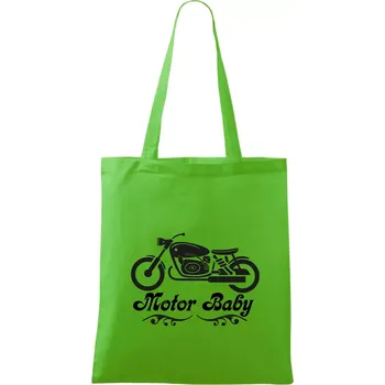 Nákupní taška Motor baby - Taška bavlněná - 42 x 38 cm ( Apple Green )