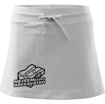 Dámská sukně Ořezávátko - Sportovní sukně - two in one - XL ( Bílá )