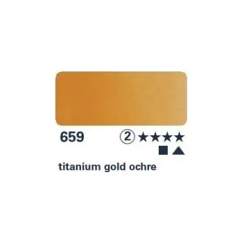 Vodová barva Akvarelová barva Horadam 15ml – 659 titanium gold ochre (Akvarelová barva Horadam 15ml – 659 titanium gold ochre)
