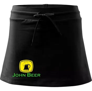 Dámské oblečení John Beer - Pivo - Sportovní sukně - two in one - M ( Černá )