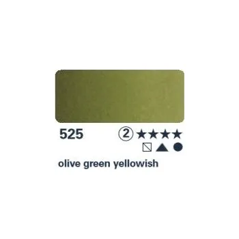 Speciální výtvarná barva Akvarelová barva Horadam 1/2 – 525 olive green yellowish (Akvarelová barva Horadam 1/2 – 525 olive green yellowish)