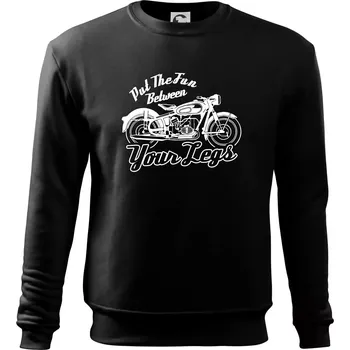 Put The Fun Between Your Legs Moto - Mikina Essential dětská - 146 cm/10 let ( Černá )