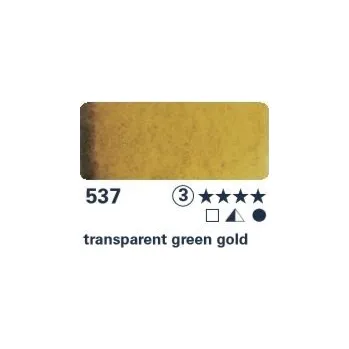 Speciální výtvarná barva Akvarelová barva Horadam 15ml – 537 transparent green gold (Akvarelová barva Horadam 15ml – 537 transparent green gold)