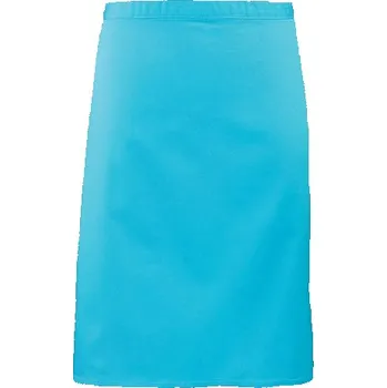 Kuchyňská zástěra Premier Workwear Středně dlouhá keprová zástěra do gastro provozu Barva: Turquoise (ca. Pantone 312C), Velikost: 70 x 50 cm PW151