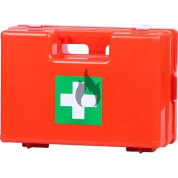 Povinná bezpečnostní výbava Prázdný plastový kufřík první pomoci s přihrádkami - střední