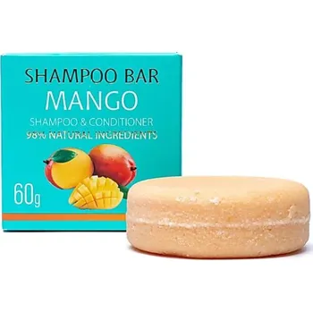 Šampon Saules Přírodní tuhý šampon mango na všechny typy vlasů 60g