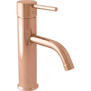 Vodovodní baterie SEINA - Umyvadlová baterie bez výpusti, Zlatá růžová - lesklá SE922.5ZRL, RAV Slezák Barva: ZLATÁ RŮŽOVÁ - lesklá, Rozměr: 3,8"