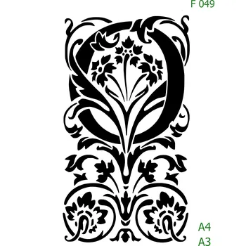 Šablona F 049 - A3 , Nelepící folie