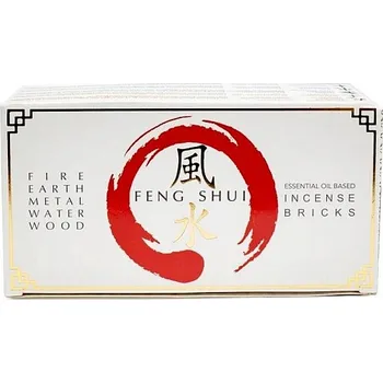 Sada Aromafume vonné cihličky pro 5 Feng Shui elementů a difuzér 5,5 x 7 cm, 14 ks