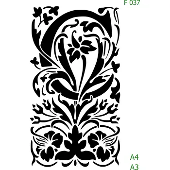 Šablona F 037 - A3 , Nelepící folie
