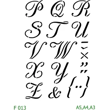 Šablona F 013 - A3 , Nelepící folie