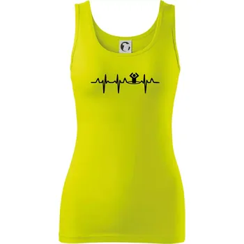 EKG otužování - Dámské tílko - L ( Limetková )