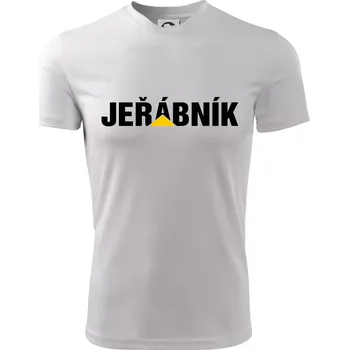 Chlapecké tričko Jeřábník nápis - Dětské triko sportovní (dresovina) - 146 cm/10 let ( Bílá )