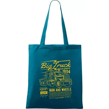 Big Truck 2 - Taška bavlněná - 42 x 38 cm ( Petrolejová )
